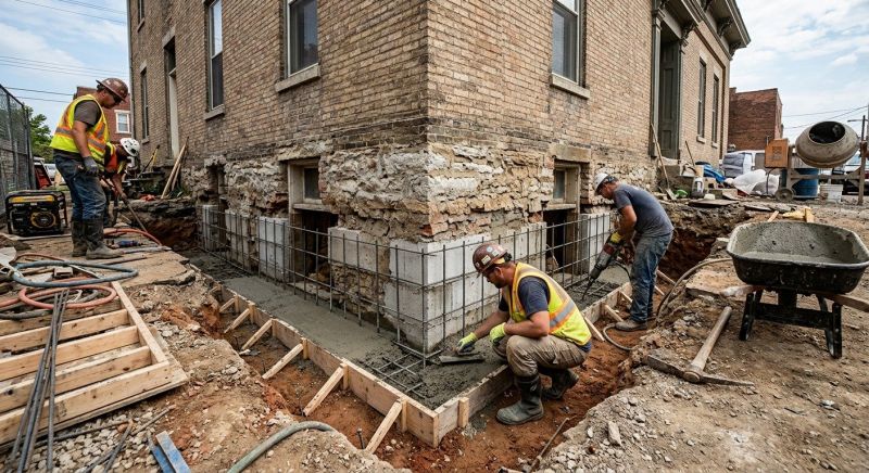Structural Underpinning in Newport News, VA