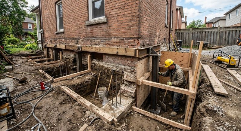 Structural Underpinning in Newport News, VA